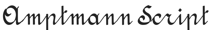 Amptmann Script.ttf字体下载