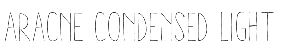 Aracne Condensed Light.otf字体下载