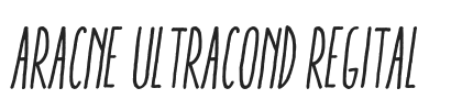 Aracne UltraCond RegItal.otf字体下载