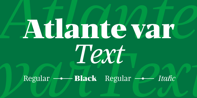 Atlante var Text