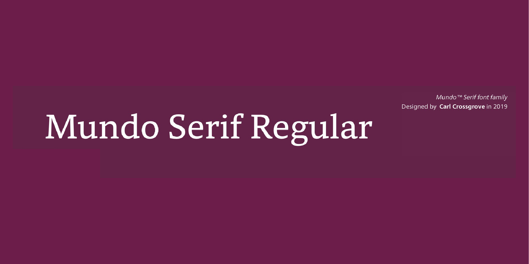 Mundo™ Serif