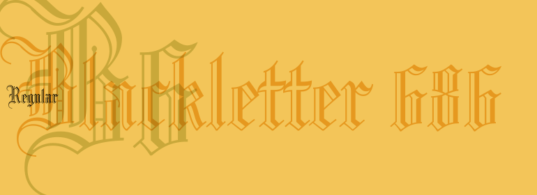 Blackletter 686