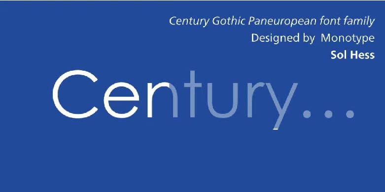 Century Gothic™