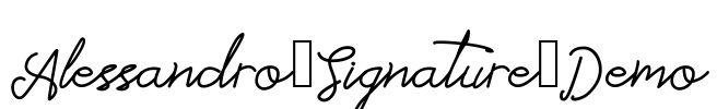 Alessandro_Signature_Demo
