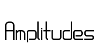 Amplitudes