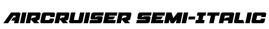 Aircruiser Semi-Italic