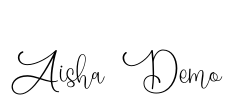 Aisha Demo