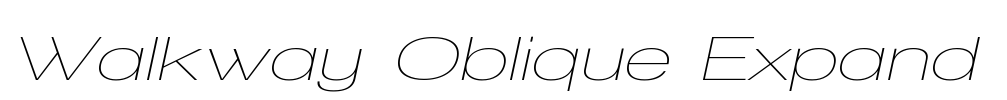Walkway Oblique Expand