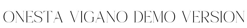 Onesta Vigano DEMO VERSION