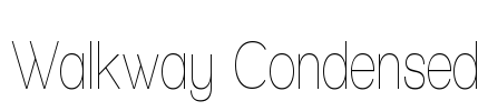 Walkway Condensed