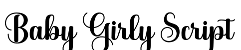 Baby Girly Script