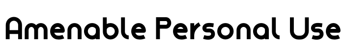 Amenable Personal Use