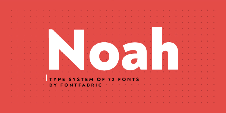 Noah英文字体